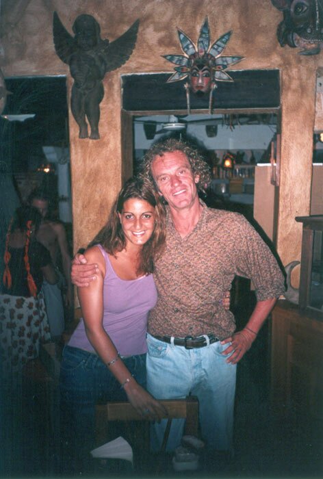Tiberio with Cynthia Yapur in Casa Babylon.